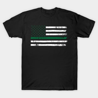 St Patricks Vintage Irish USA Flag T-Shirt T-Shirt